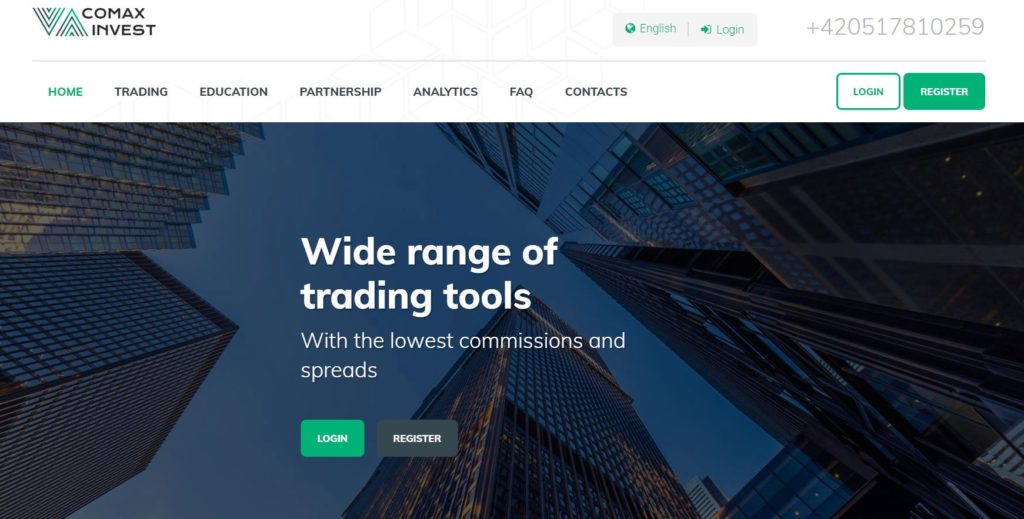 Comax Invest сайт